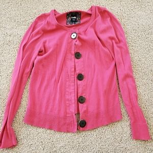 Simon's large button cardigan